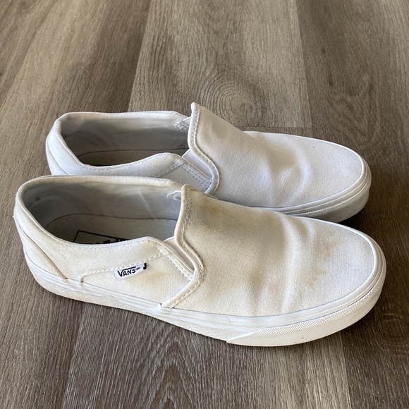 White Women’s Vans - Picture 3 of 6